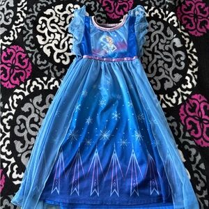 Disney Blue Princess Nightgown for Kids